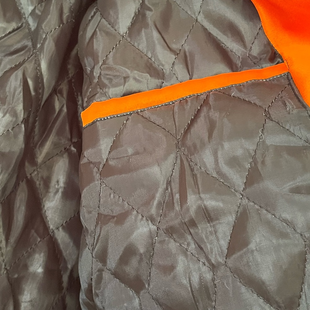 Tennessee VOLS Orange Varsity Bomber Style Jacket with Logo Size Medium - Picture 16 of 16